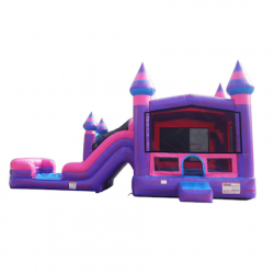 Purple Palace bounce house w/ dual lane slide.. Wet or Dry