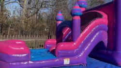 Purple Palace bounce house w/ dual lane slide.. Wet or Dry