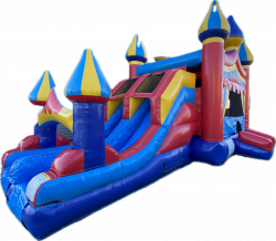 XL Carnival Bounce House w/ dual slides. Dry only