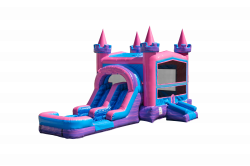Purple Palace Bounce House w/ dual slides