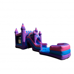 Cotton Candy Bounce House w/ slide