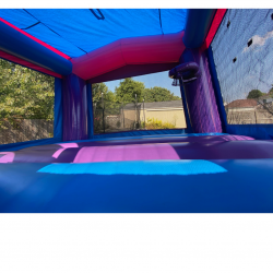Cotton Candy Bounce House w/ slide