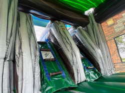 XL Pixel Gamer Bounce House with Dual Slides