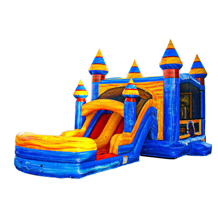 Bounce house with  slides Bounce house with  slides