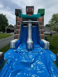 XL Pixel Gamer Bounce House with Dual Slides XL Pixel Gamer Bounce House with Dual Slides