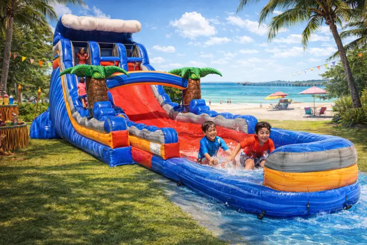 20ft Rip curl dual lane water slide