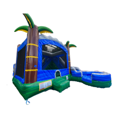 BLUE CRUSH BOUNCE HOUSE W/ INFLATED POOL