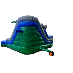 BLUE CRUSH BOUNCE HOUSE W/ INFLATED POOL BLUE CRUSH BOUNCE HOUSE W/ INFLATED POOL