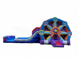XL FERRIS WHEEL Bounce house w/ dual slides. Wet or Dry