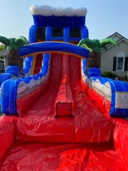 20ft Rip curl dual lane water slide