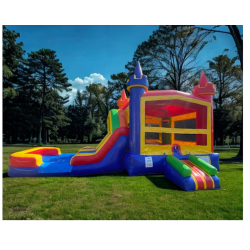 Classic Castle Bounce House w/ dual slides WET OR DRY