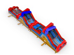 The Gaunlet 70' Mega Obstacle Course dry only