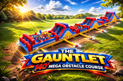 The Gauntlet 140' Mega Obstacle Course dry only